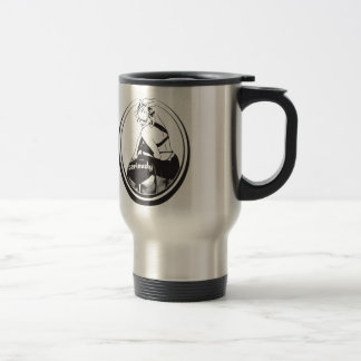 Eine Tasse! ernstes Lager des Getränks! Reisebecher