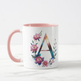 Eine Tasse für den Kaffee - Blumendesign