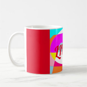 Eine Tasse für Linda-farbiges Design