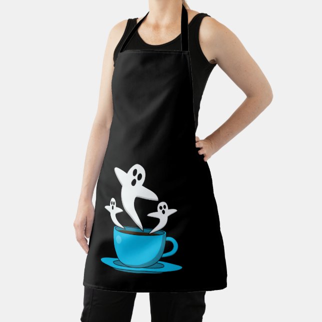 Eine Tasse Geisterrauchkaffee Schürze (InSitu)