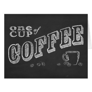 eine Tasse Kaffee CHALK ART