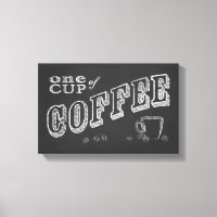 eine Tasse Kaffee CHALK ART