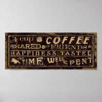 Eine Tasse Kaffee, die mit Freunden geteilt wird