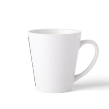 Eine Tasse mit friedlicher Taube und Schrift
