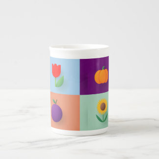 Eine Tasse mit Herbst