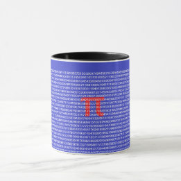 Eine Tasse PUs (π) groß für Mathe Geek in Ihrem