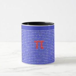 Eine Tasse PUs (π) groß für Mathe Geek in Ihrem