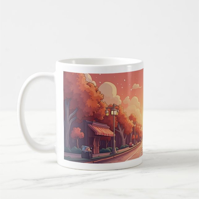 Eine Tasse ruhige Landschaft (Links)