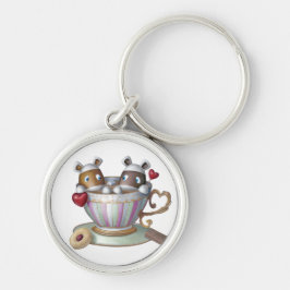 Eine Tasse Tee u. eine Scheibe von Bake® - meine Schlüsselanhänger