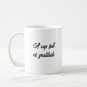Eine Tasse voller Dankbarkeit