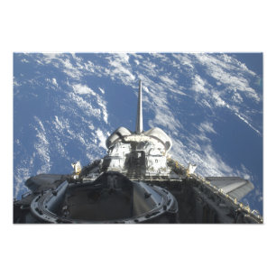 Eine teilweise Ansicht der Raumfähre Atlantis Fotodruck