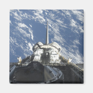 Eine teilweise Ansicht der Raumfähre Atlantis Magnet