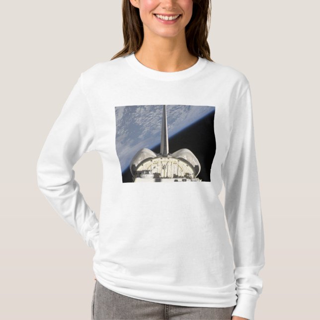 Eine teilweise Sicht auf das Space Shuttle Endeavo T-Shirt (Vorderseite)