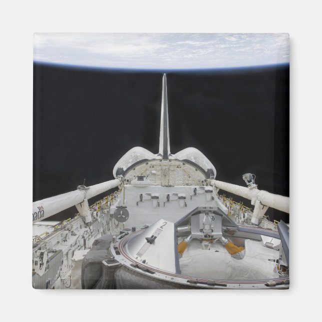 Eine teilweise Sicht auf den Space Shuttle Magnet (Vorne)