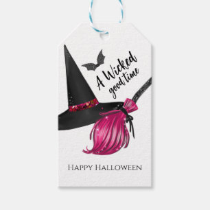 Eine teuflisch gute Zeit, ein frohes Halloween Geschenkanhänger