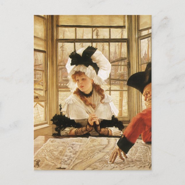 Eine teuflische Geschichte von James Tissot, Vinta Postkarte (Vorderseite)