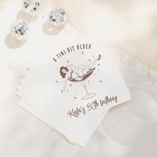 Eine Tini-Bit ältere Geburtstagsparty Serviette