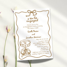 Eine Tini-Bit Hand gezeichnete Martini-Engagement-