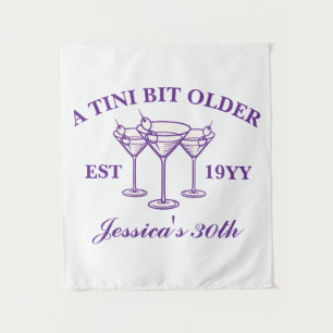 Eine Tini-Bit-Lila Geburtstagsparty Wandteppich