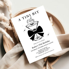 Eine tini Bit Older Martini Geburtstagsparty Einladung