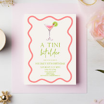 Eine Tini Bit Older Pink Cosmo Martini Geburtstags