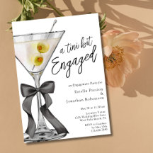 Eine Tini-Bit-Verlobte Dirty Martini-Engagement-Pa