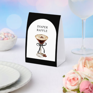 Eine Tini On ist auf dem Weg Baby Shower Tischaufsteller