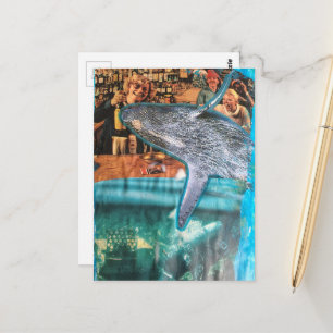 Eine tolle Zeit Eine einzigartige surrealistische  Postkarte