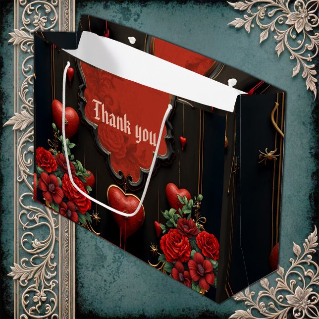Eine Touch der Gotik, des Herzens und der ewigen V Große Geschenktüte (Von Creator hochgeladen)
