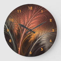 Eine Touch der hoffnungsvollen großen Wall-Uhr