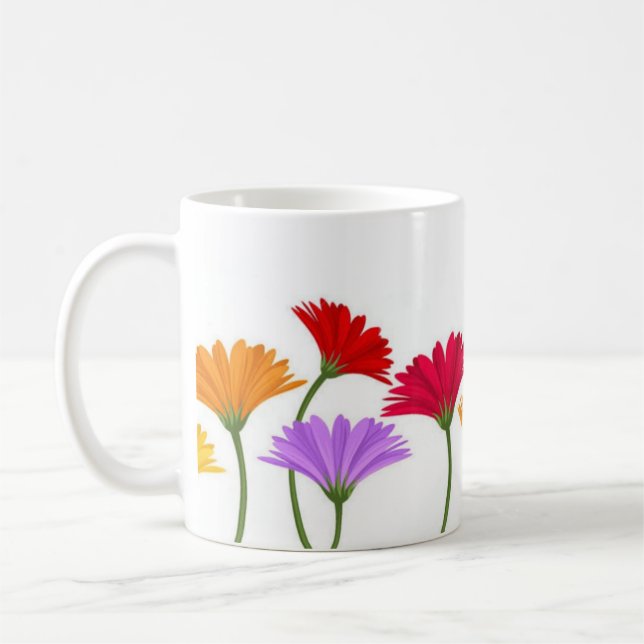 Eine Touch des Frühlings Kaffeetasse (Links)