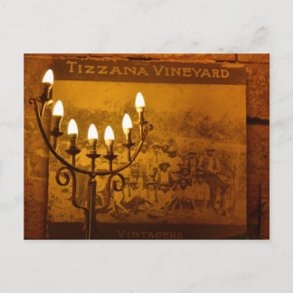 Eine Touch des Weinguts Tizzana Postkarte