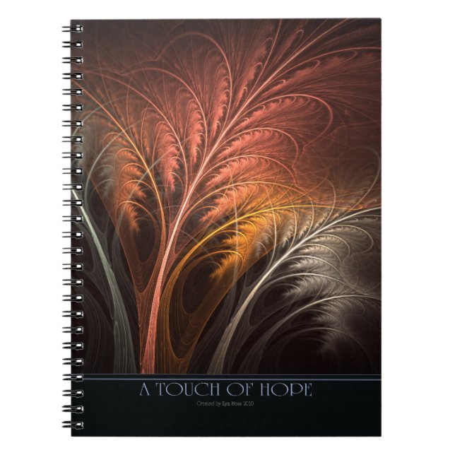 Eine Touch von Hope Notebook Notizblock (Vorderseite)