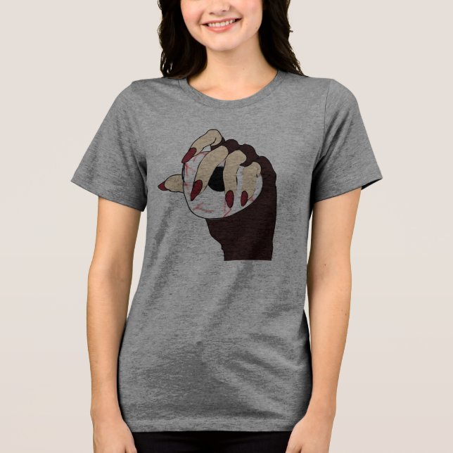 Eine Touch von Trippy-Vision Tri-Blend Shirt (Vorderseite)