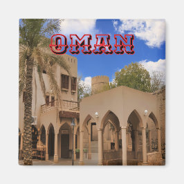 Eine traditionelle Architektur in Omani Magnet