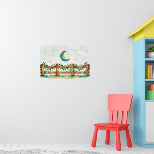 Eine träumerische Aquarellillustration Poster