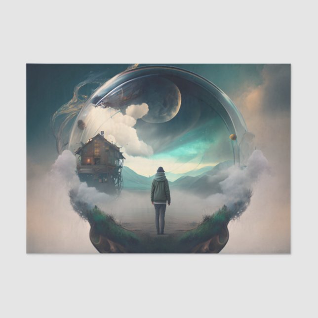 Eine Traumwelt Seidenpapier (Vorderseite)