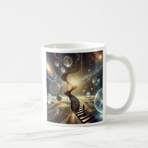 Eine Treppe durch die Unendlichkeit. Kaffeetasse