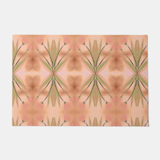 Eine Tulip Designer Fußbodenmatte mit Pinks Fußmatte