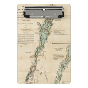 Eine Übersicht von See Champlain Mini Klemmbrett