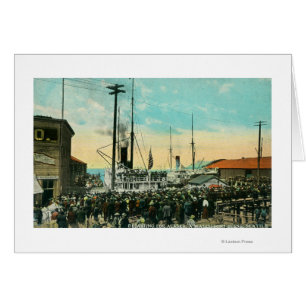 Eine Ufergegend-Abfahrt für Alaska-Szene