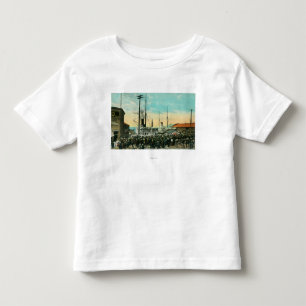 Eine Ufergegend-Abfahrt für Alaska-Szene Kleinkind T-shirt