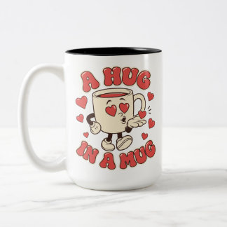 Eine Umarmung in einer Tasse Süße Kaffeeliebhaber-