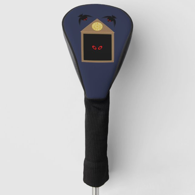 Eine Unfreundlichkeit von Ravens Halloween Golf Headcover (Vorderseite)