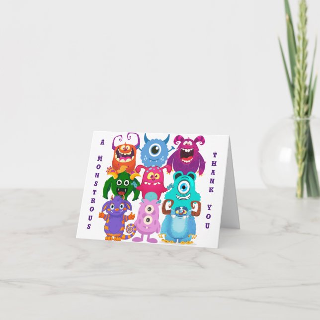 Eine ungeheuerliche Danksagung Karte (Vorderseite)