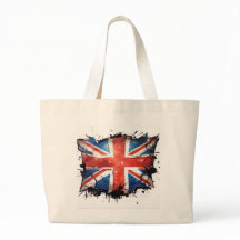 Eine Union Jack-Tasche