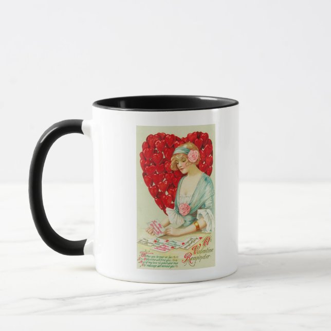 Eine valentinische Erinnerung Tasse (Links)