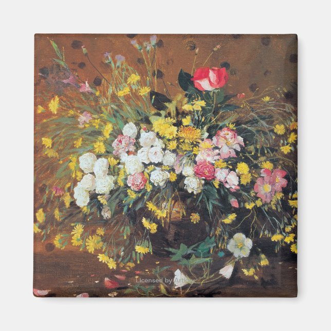 Eine Vase der Blume Magnet (Vorne)