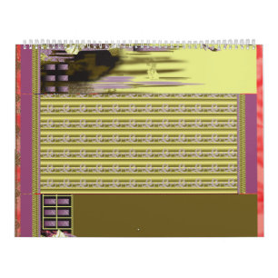 eine Vase mit Blume darin, Kalender