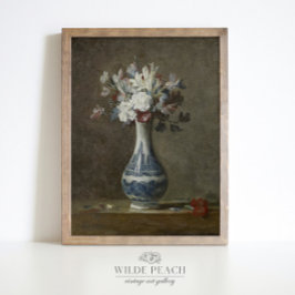 Eine Vase Vintager Blume von Jean-Baptist Poster
